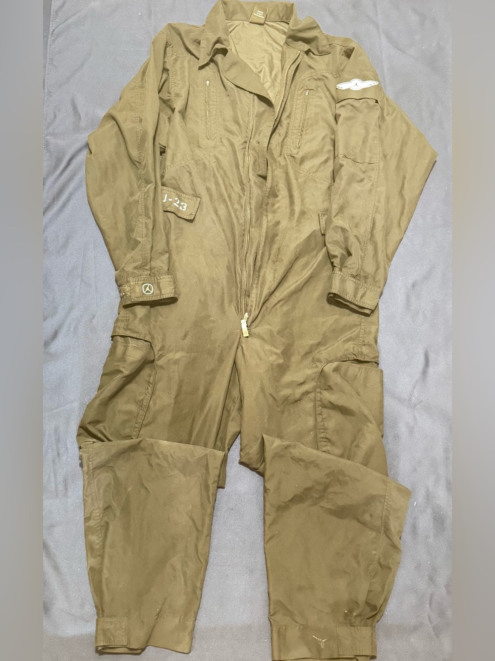 Jordan Men's Green Military Coveralls Jumpsuit Twill Polyester MPN 902220 KL4
